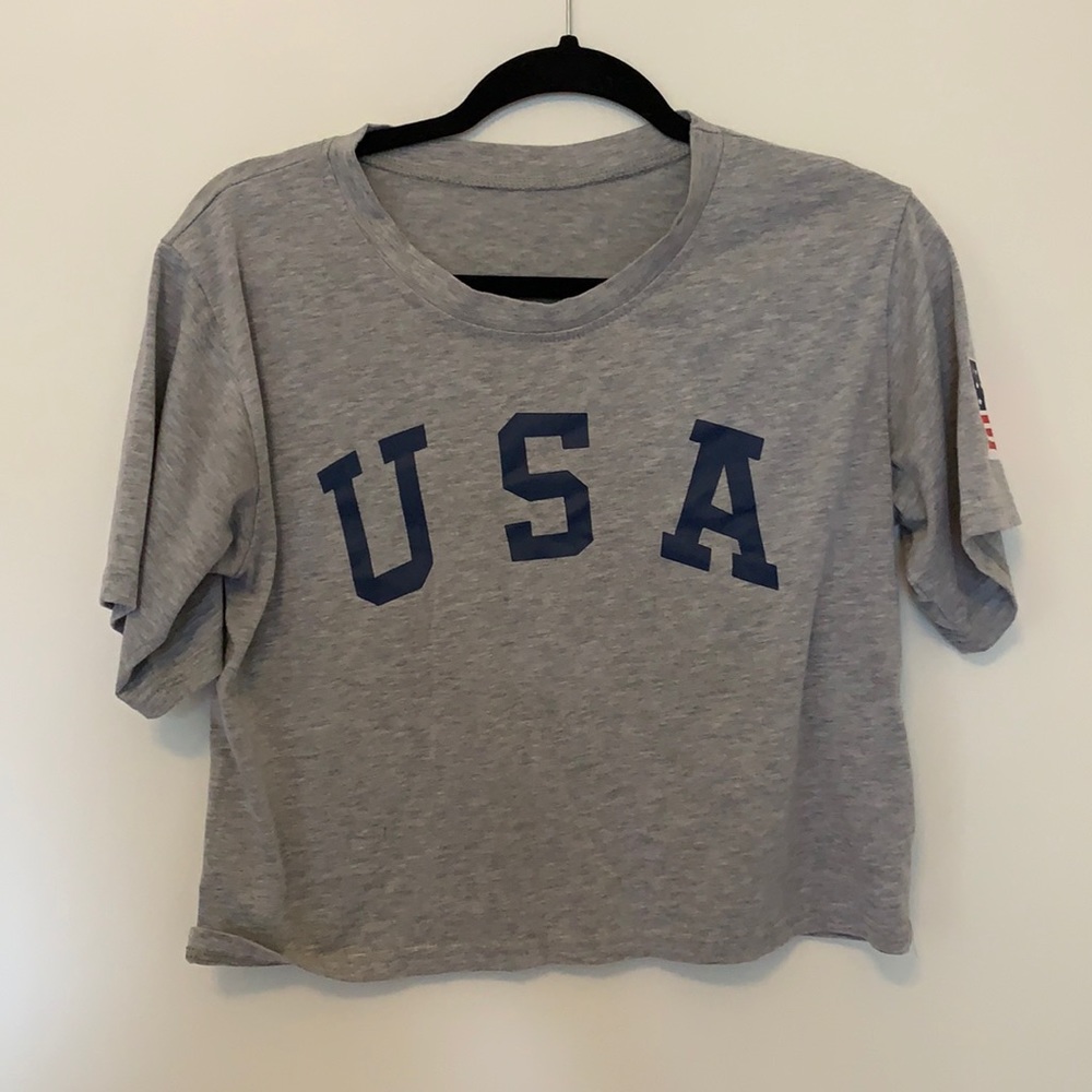 USA Crop Top